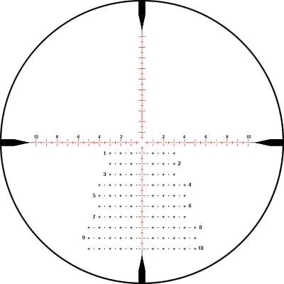 ZeroTech Trace Advanced Rifle Scope - 4-24x50 30mm FFP RMG MIL Illum Black Picture of ZeroTech Trace ADV Riflescope 4-24x50 RMG MIL Illumination 30mm