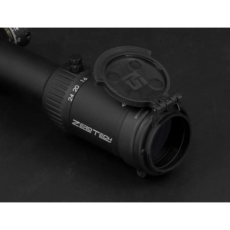 ZeroTech Trace Advanced Rifle Scope - 4-24x50 30mm FFP RMG MIL Illum Black Picture of ZeroTech Trace ADV Riflescope 4-24x50 RMG MIL Illumination 30mm
