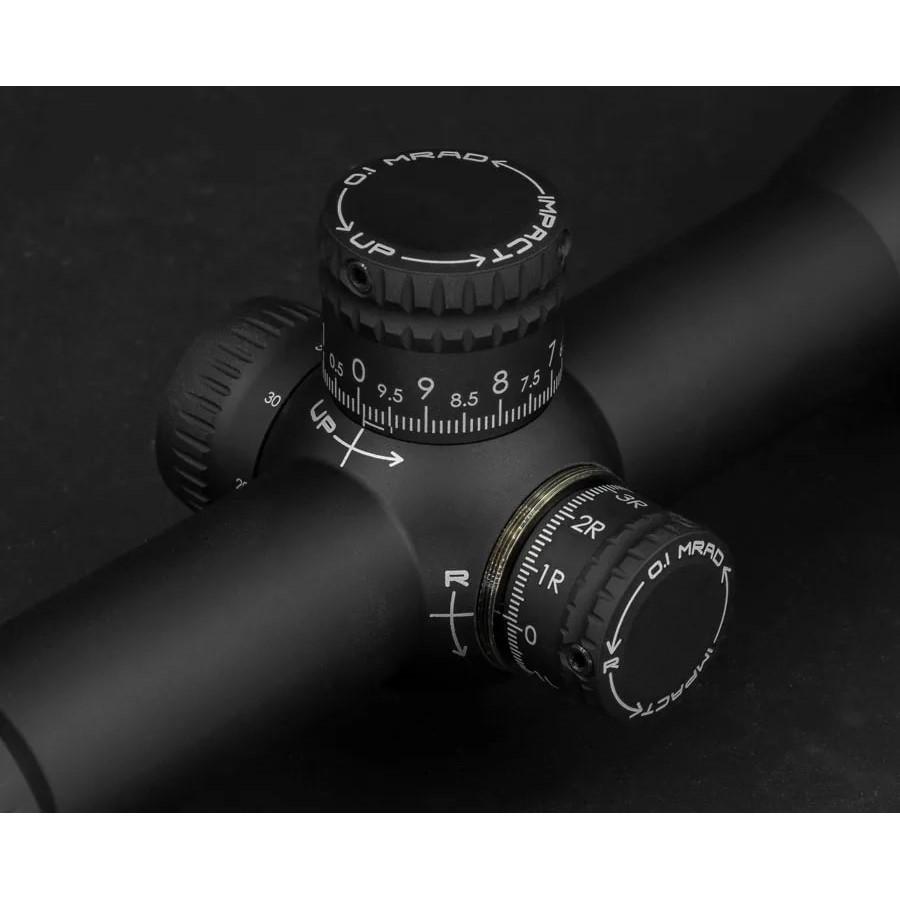 ZeroTech Trace Advanced Rifle Scope - 4-24x50 30mm FFP RMG MIL Illum Black Picture of ZeroTech Trace ADV Riflescope 4-24x50 RMG MIL Illumination 30mm