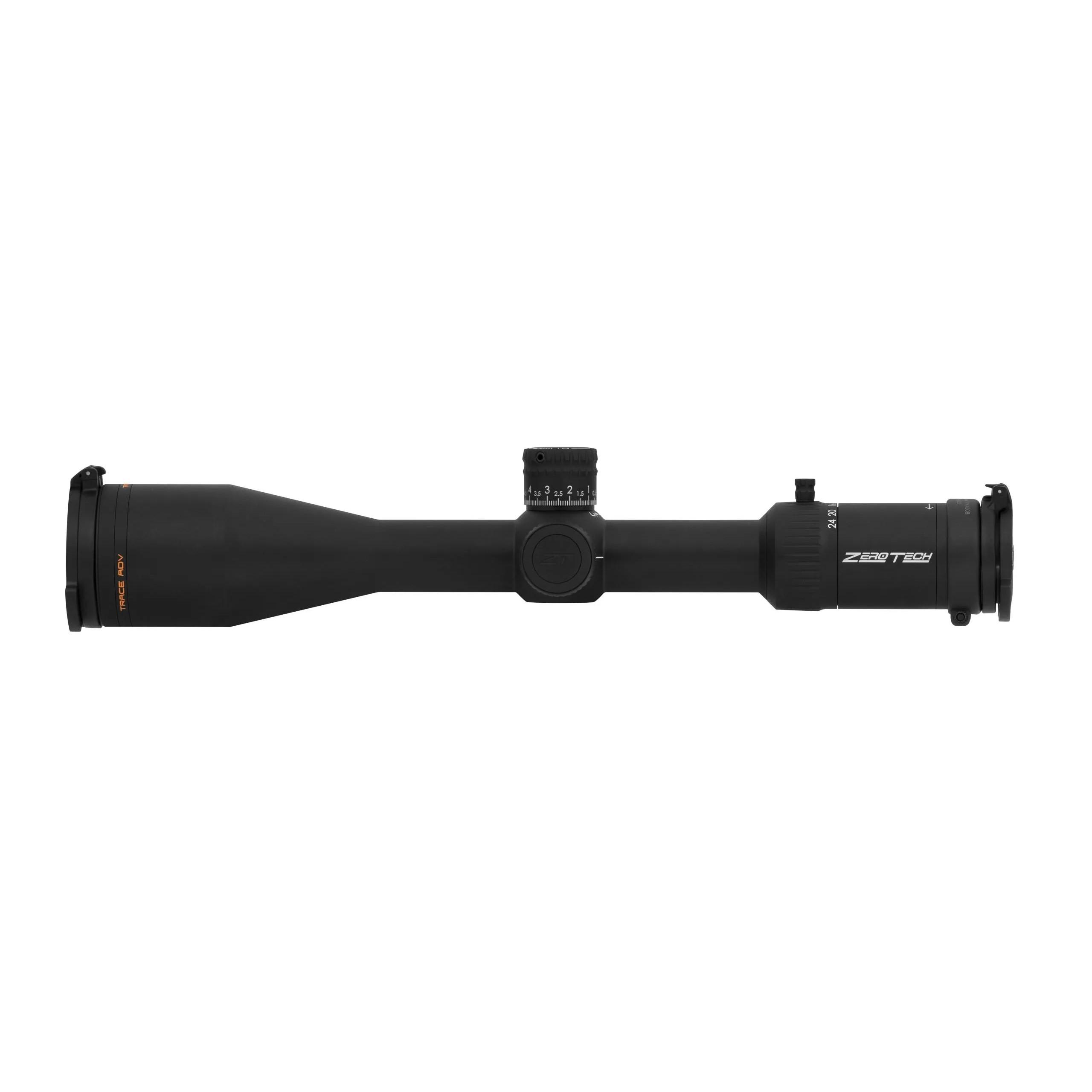 ZeroTech Trace Advanced Rifle Scope 4-24x50 30mm FFP Tremor3 MIL MRAD Non-Illum Black Picture of ZeroTech Trace ADV Riflescope 4-24x51 T3 MIL 30mm