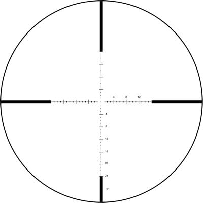 ZeroTech Trace Rifle Scope 4.5-27x50 30mm SFP R3 MOA Black Picture of ZeroTech Trace Riflescope 4.5-27x50 R3 MOA 30mm