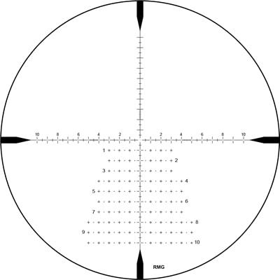ZeroTech Vengeance Rifle Scope 5-25x56 34mm FFP RMG Non Illum. Black Picture of ZeroTech Vengeance Riflescope 5-25x56 RMG MIL 34mm