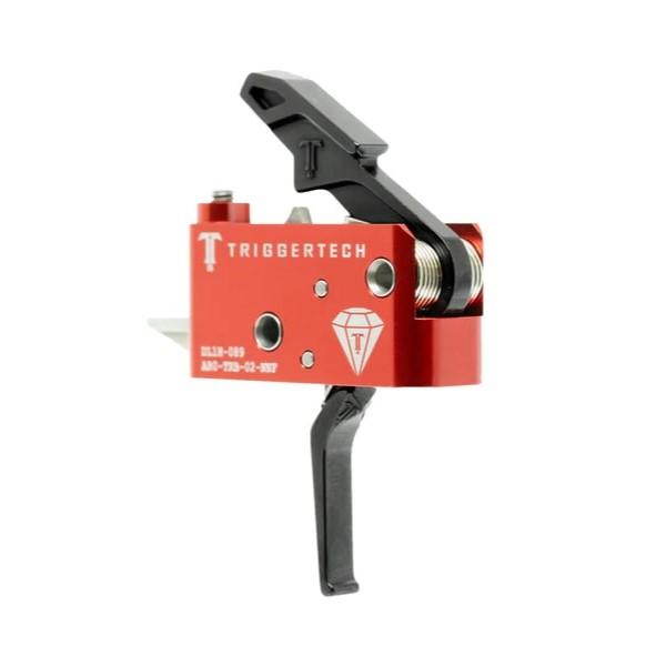TriggerTech AR15 Diamond Flat Two Stage Trigger Black Picture of TriggerTech TRIGGERTECH AR15 BLACK DIAMOND FLAT TRIGGER 2 STAGE ADJ