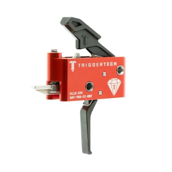 TriggerTech AR15 Diamond Flat Two Stage Trigger Black Picture of TriggerTech TRIGGERTECH AR15 BLACK DIAMOND FLAT TRIGGER 2 STAGE ADJ