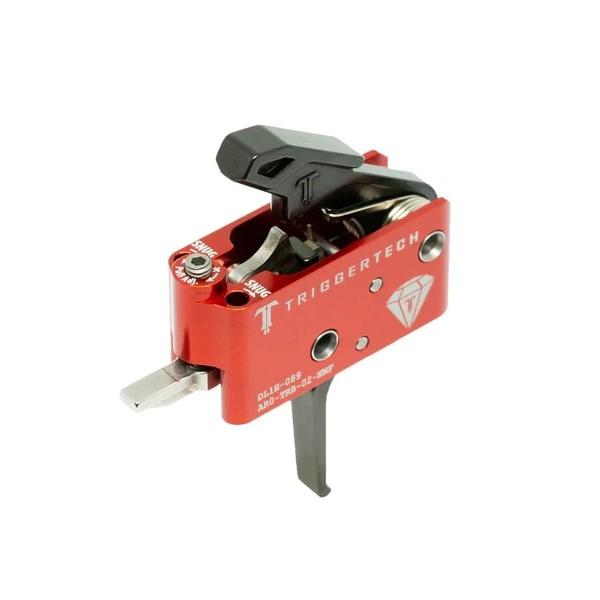 TriggerTech AR15 Diamond Flat Two Stage Trigger Black Picture of TriggerTech TRIGGERTECH AR15 BLACK DIAMOND FLAT TRIGGER 2 STAGE ADJ