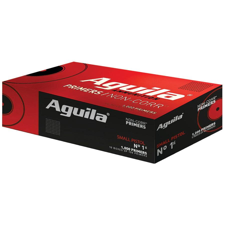 Aguila Small Pistol Primers No. 1 -1/2 1000/ct (Box) Picture of TXAT - DBA Aguila Ammunition Small Pistol Primers No. 1 -1/2 1000/box