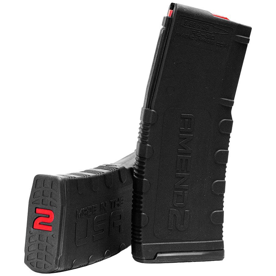 Amend2 AR-15 Polymer Rifle Magazine Black MOD-2 Model .223/5.56 30/rd Picture of C&E Innovations DBA Amend2 AMEND2 AR-15 30 ROUND BLACK MAGAZINE MOD-2 MODEL