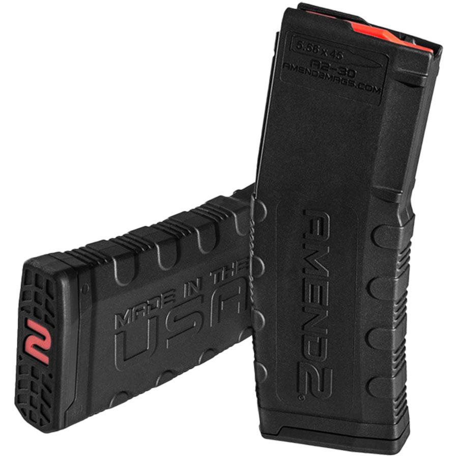Amend2 AR-15 Polymer Rifle Magazine Black MOD-2 Model .223/5.56 30/rd