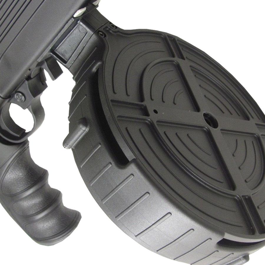 ATI German Sports Rotary Rifle Magazine Drum Ruger 10/22 .22 LR Black Polymer 110/rd Picture of American Tactical Inc-ATI ATI GSG ROTARY MAGAZINE 22LR 110-RD FITS RUGER 10/22