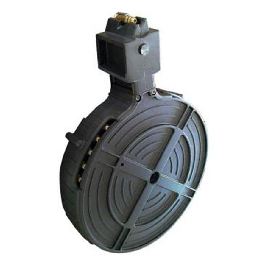 ATI German Sports Rotary Rifle Magazine Drum Ruger 10/22 .22 LR Black Polymer 110/rd Picture of American Tactical Inc-ATI ATI GSG ROTARY MAGAZINE 22LR 110-RD FITS RUGER 10/22