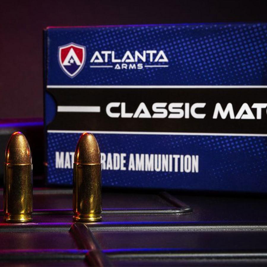 Atlanta Arms Classic Match Grade Ammo .380 ACP 100gr FMJ 800 fps 50/ct Picture of Atl Arms/ Specialty Cartridge Inc DBA ACME Specialty Cartridge Classic Match Grade Ammo 380 ACP 100GR FMJ 50/Rnds
