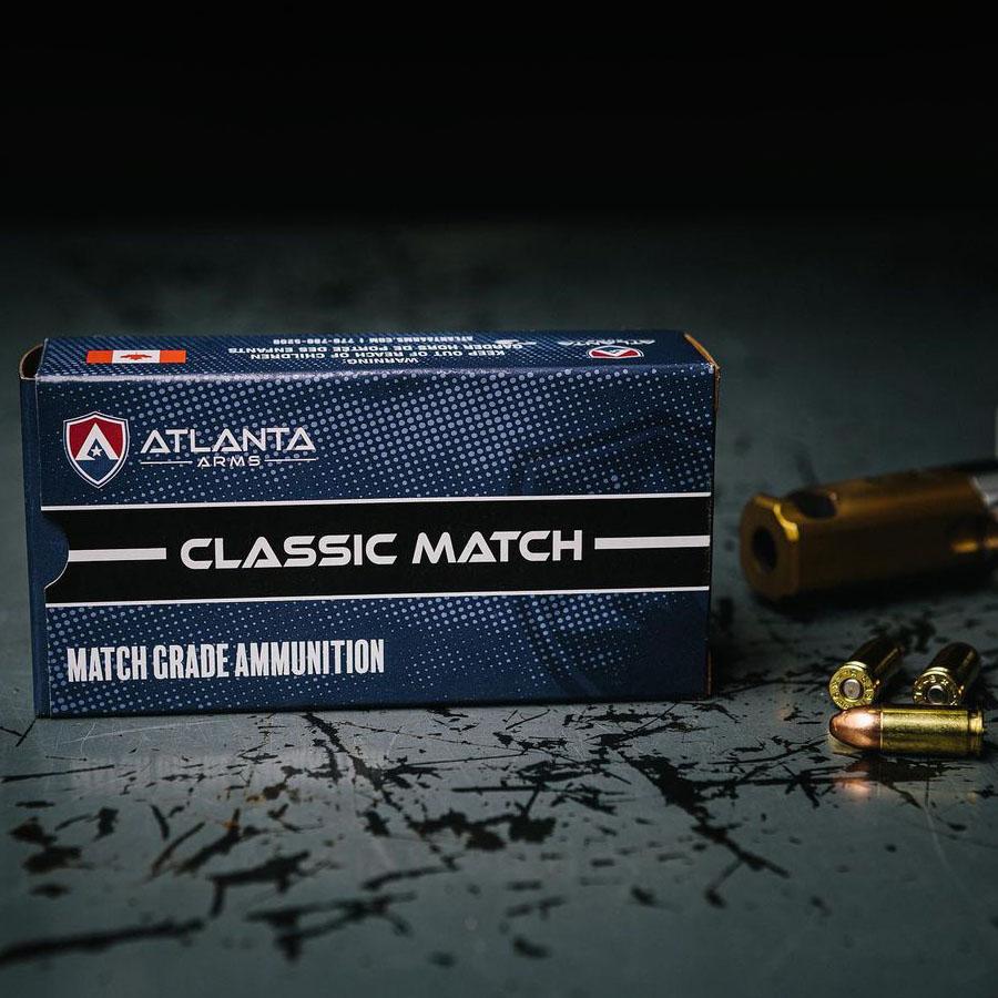 Atlanta Arms Classic Match Grade Ammo .380 ACP 100gr FMJ 800 fps 50/ct Picture of Atl Arms/ Specialty Cartridge Inc DBA ACME Specialty Cartridge Classic Match Grade Ammo 380 ACP 100GR FMJ 50/Rnds