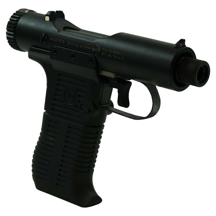 B&T Six9 Bolt Action Handgun 9mm Luger 9rd Magazine (1) 3.5" Barrel Black Suppressor Sold Separately Picture of B&T USA B&T Six9 Bolt Action Pistol 9mm (see KHSD122950US for suppressor)