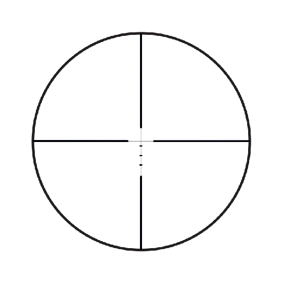 BLEMISHED Burris Droptine Rifle Scope - 2-7x-35mm Ballistic Plex .22 45-13' FOV 3.1-4.1" ER Matte Picture of Burris Company Inc. DropTine-22 2x-7x-35mm Bal Plex Mat BLEM