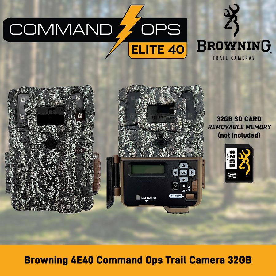 Browning 4E40 Command Ops Trail Camera 32GB Picture of Prometheus Group Llc/Browning Camera Browning Trail Camera - Command Ops Elite 40MP