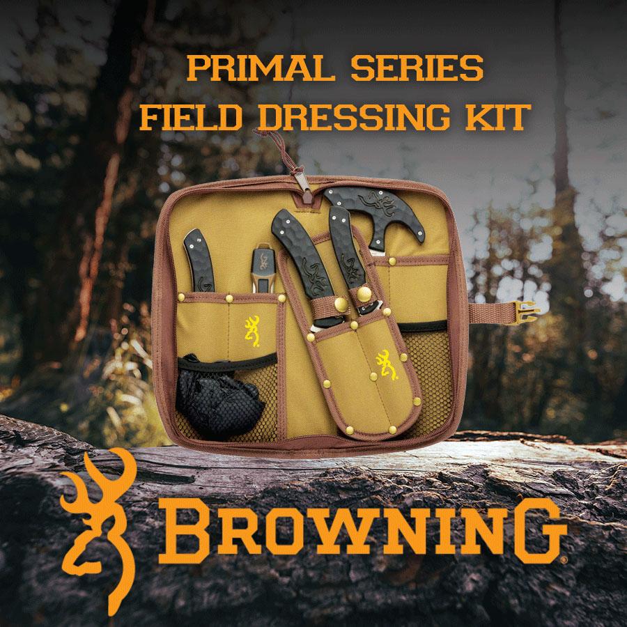 Browning Primal Series 6-Piece Field Dressing Kit Picture of Browning Clothing Browning Primal Series 6 Piece Field Dressing Kit