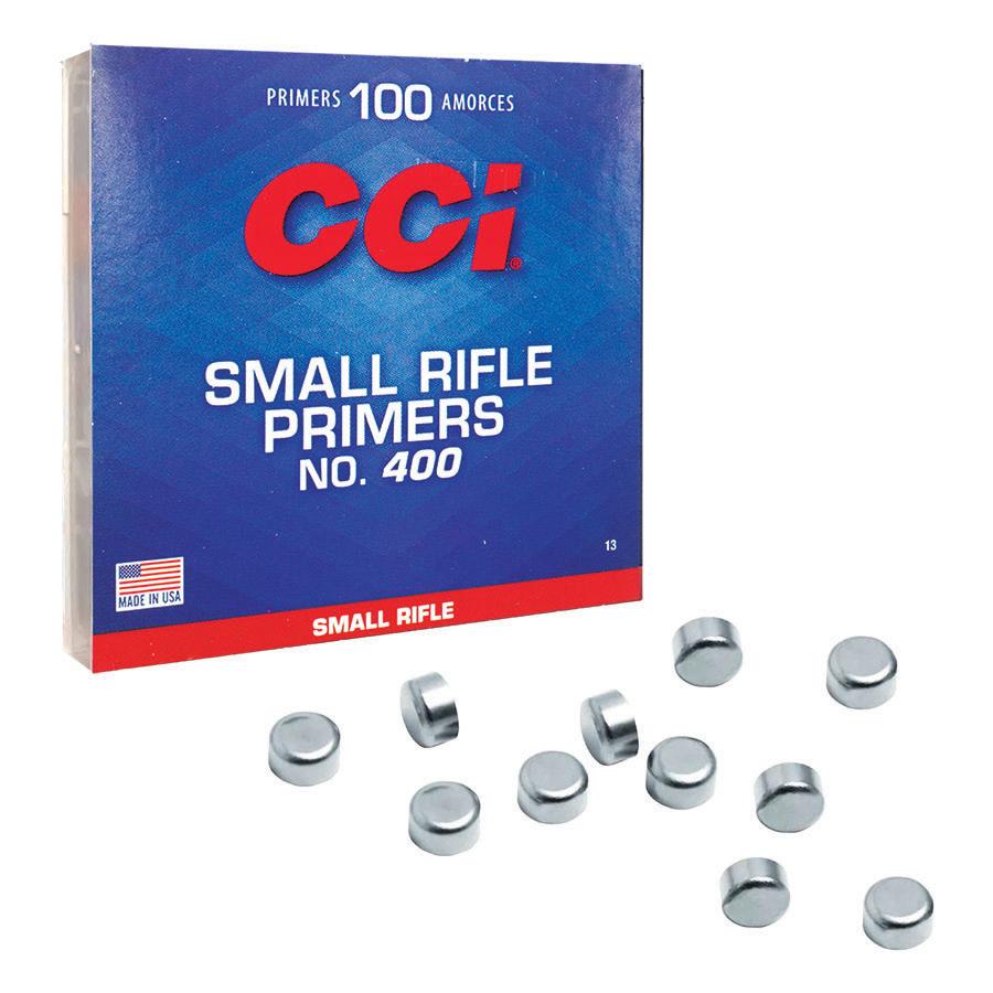 CCI Standard Primers #400 Small Rifle - 1000/ct Picture of Cci CCI #400 STD SMALL RIFLE PRIMER 1000CT