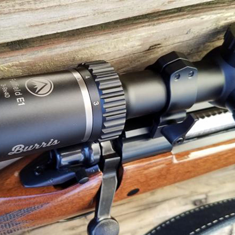 Burris Fullfield E1 Rifle Scope 3-9x40mm 1" SFP Ballistic Plex E1 Non Illum. Matte Black Picture of Burris Company Inc. FULLFIELD E1 3-9X40 BLPLEX
