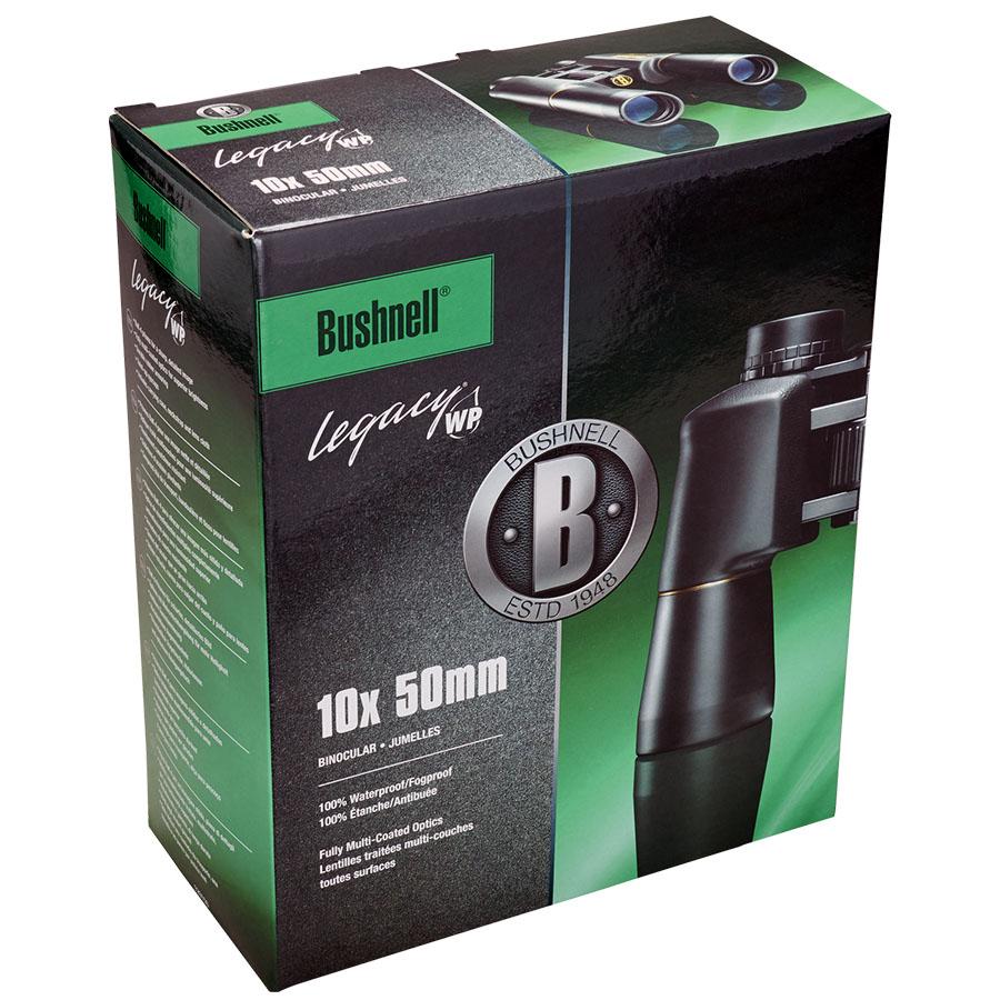 Bushnell Legacy Binocular - 10x50mm Porro Prism Black Matte Picture of Bushnell LEGACY 10X50MM BLACK PORRO PRISM WPFP BOX