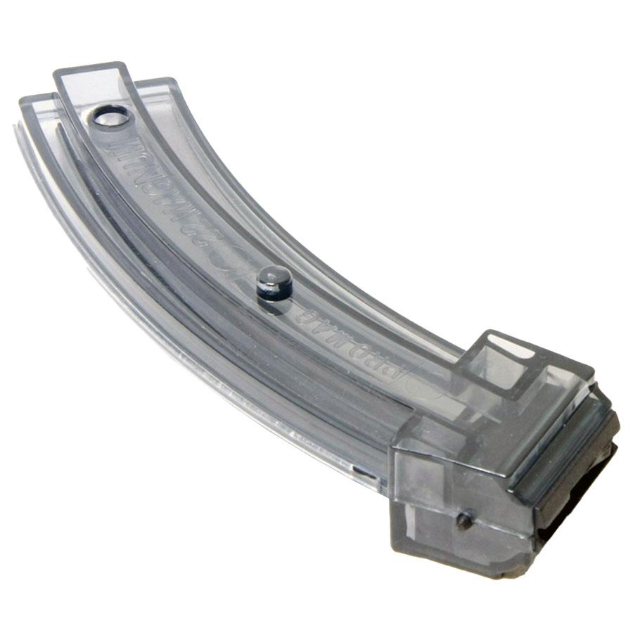 ProMag Ruger 10/22 Magazine .22 Magnum Smoke Polymer 23/rd Picture of Promag Mfg. Inc. PROMAG RUGER 10/22* .22 MAGNUM 23RD SMOKE POLYMER MAGAZINE