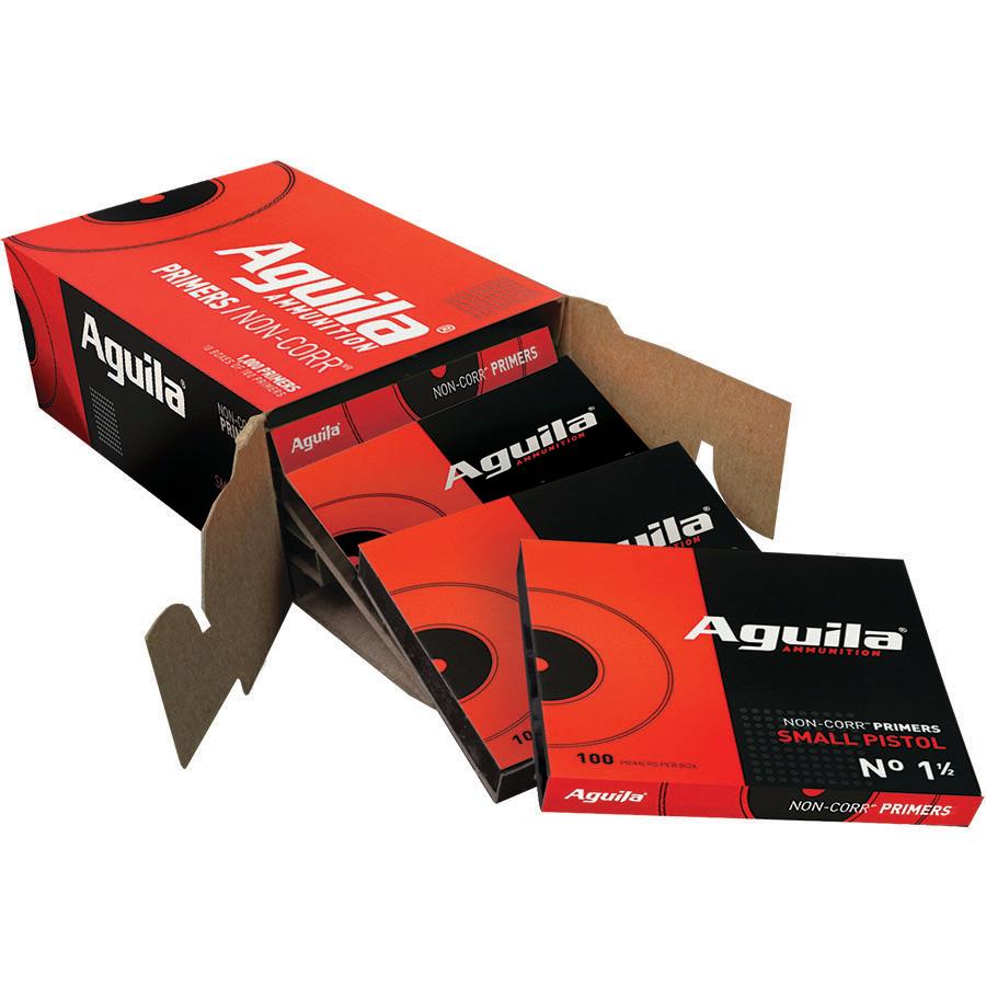 Aguila Small Pistol Primers No. 1 -1/2 1000/ct (Box)