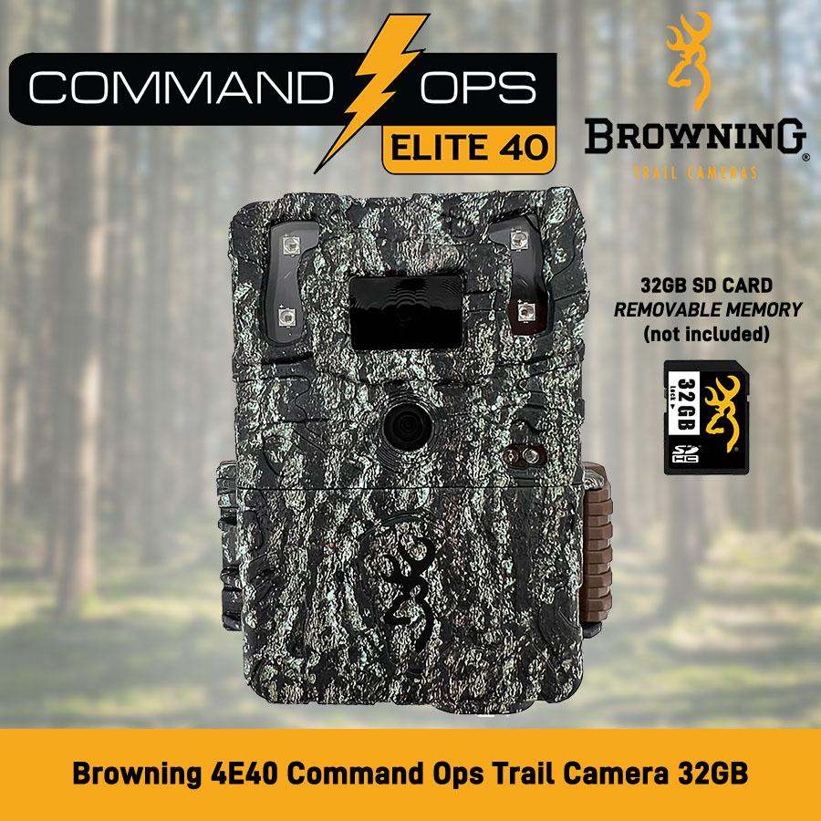 Browning 4E40 Command Ops Trail Camera 32GB Picture of Prometheus Group Llc/Browning Camera Browning Trail Camera - Command Ops Elite 40MP