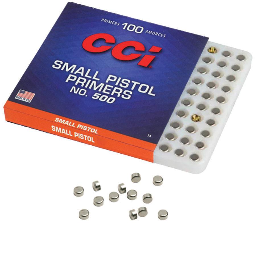CCI Standard Primers #500 Small Pistol 1000/ct Picture of Cci CCI #500 STD SMALL PISTOL PRIMER 1000CT