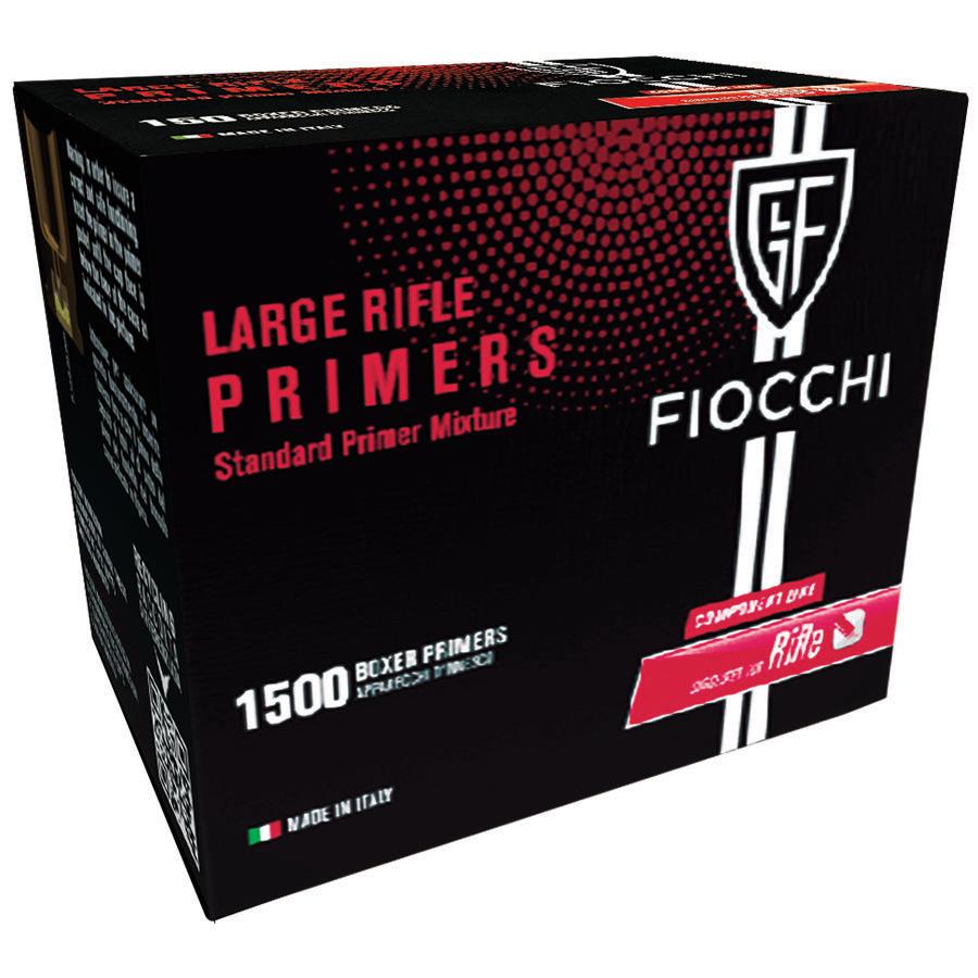 Fiocchi Large Rifle Primers - 1500/ct Picture of Fiocchi Ammunition Fiocchi Large Rifle Primers 1500 per Box