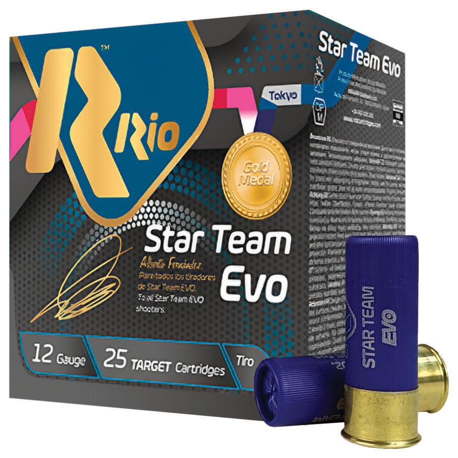 Rio Star Team Evo 28 HV Shotshells 12 ga 2-3/4" 1 oz 1315 fps #7.5 25/ct Picture of Rio Outdoors Corp Star Team EVO 28 HV 12ga 2-3/4" 1315fps 1oz #7.5