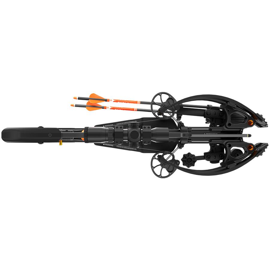Ravin R29X Crossbow Package with Illum Scope & Arrows Draw Handle Black Picture of Ravin Crossbows Ravin R29X Black
