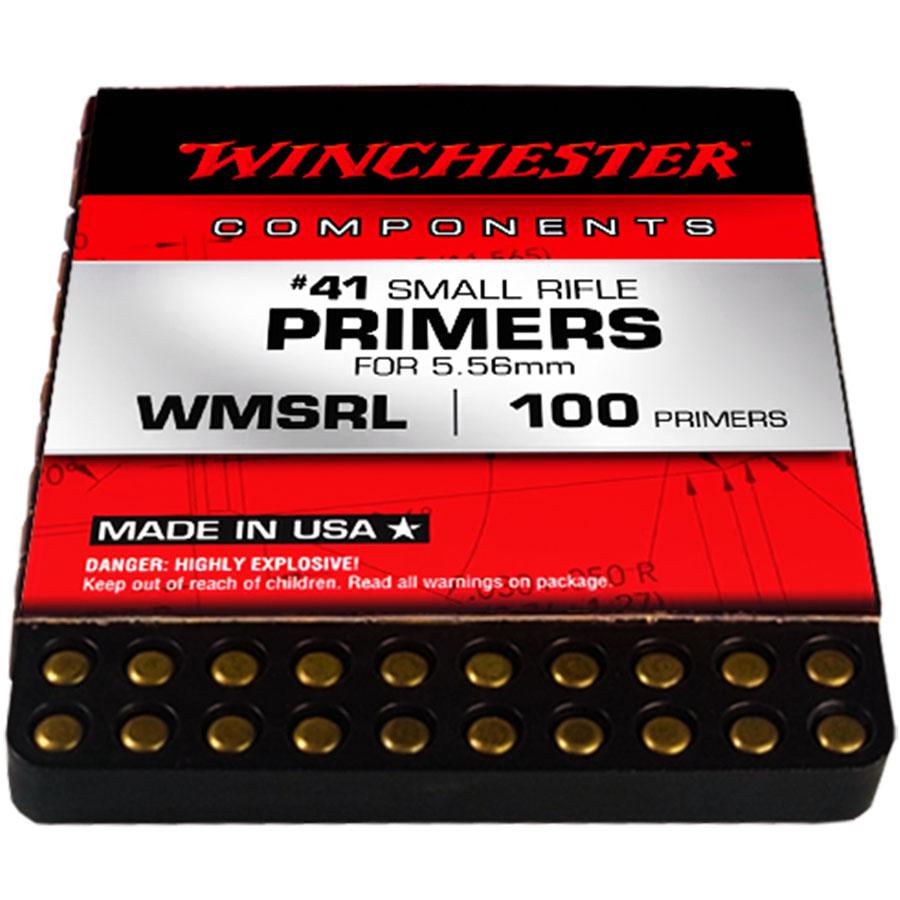 Winchester #41 WMSRL Primers for 5.56 | AR-15 Primers 1000/ct Picture of Winchester Ammunition Winchester #41 MSR Primer 1000/CT