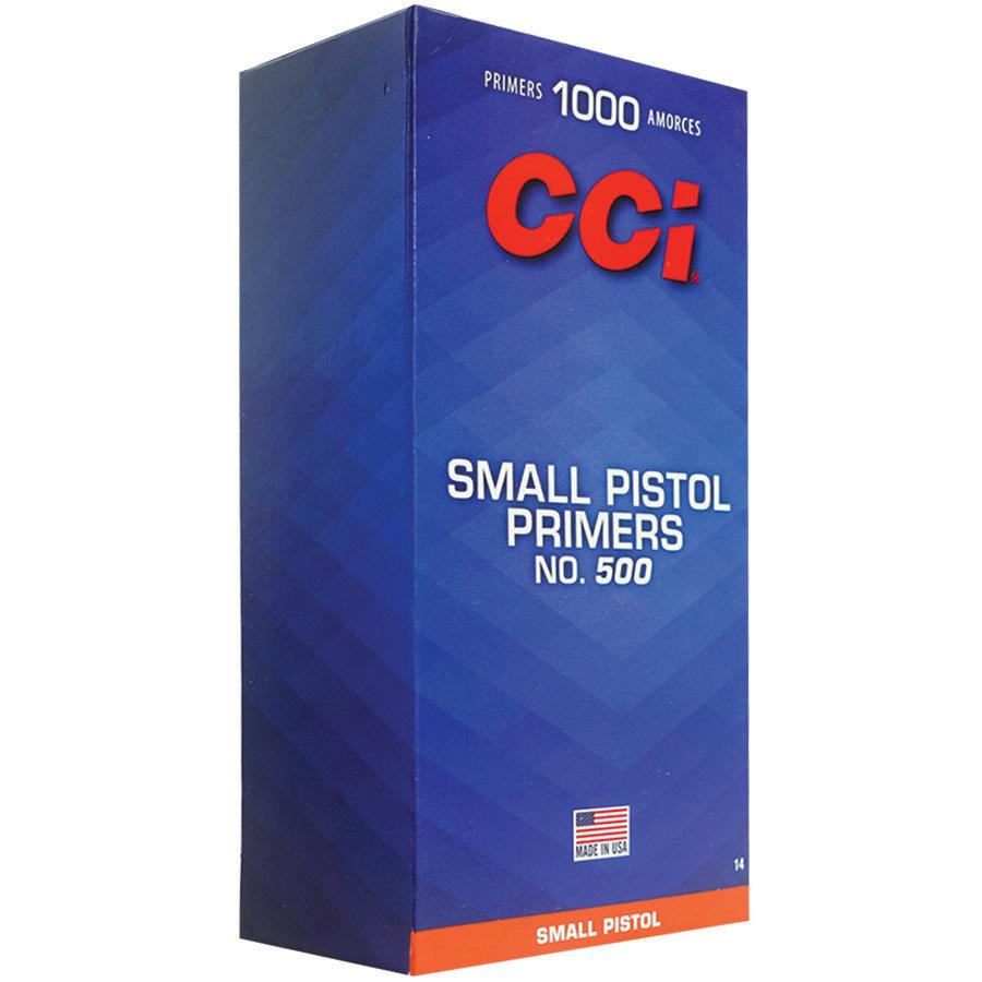 CCI Standard Primers #500 Small Pistol 1000/ct