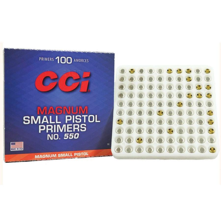 CCI Standard Primers #550 Magnum Small Pistol 1000/ct Picture of Cci CCI #550 MAG SMALL PISTOL PRIMER 1000CT