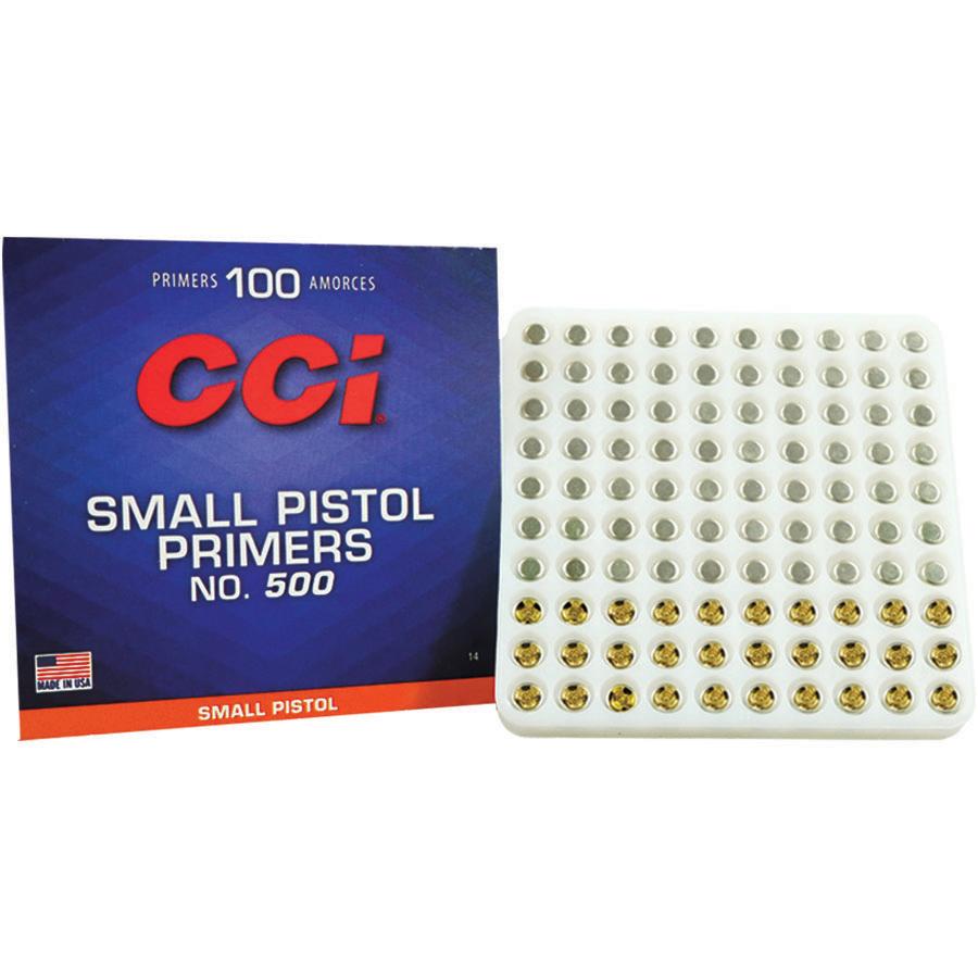 CCI Standard Primers #500 Small Pistol 1000/ct Picture of Cci CCI #500 STD SMALL PISTOL PRIMER 1000CT