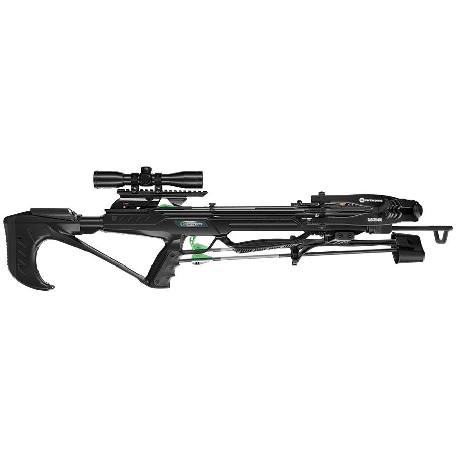 Centerpoint Dagger 405 Crossbow 4x32 illum Scope / Whisper Silencing & Accessories Package Picture of Ravin Crossbows Centerpoint Dagger 405 Crossbow
