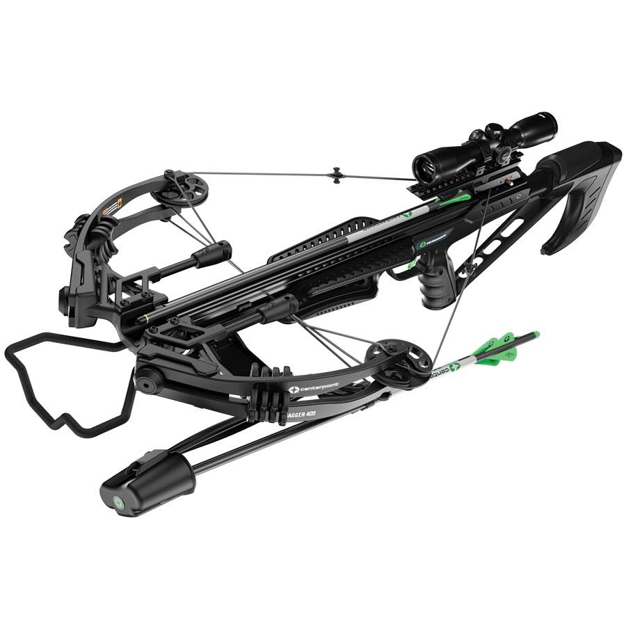 Centerpoint Dagger 405 Crossbow 4x32 illum Scope / Whisper Silencing & Accessories Package Picture of Ravin Crossbows Centerpoint Dagger 405 Crossbow