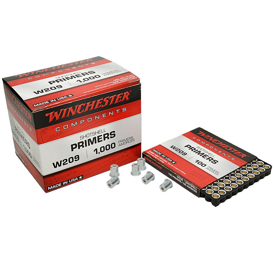 Winchester #209 Shotgun Primers Picture of Winchester Ammunition WINCHESTER PRIMERS #209 1000/CT