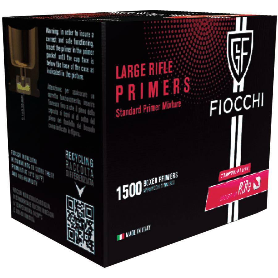 Fiocchi Large Rifle Primers - 1500/ct Picture of Fiocchi Ammunition Fiocchi Large Rifle Primers 1500 per Box