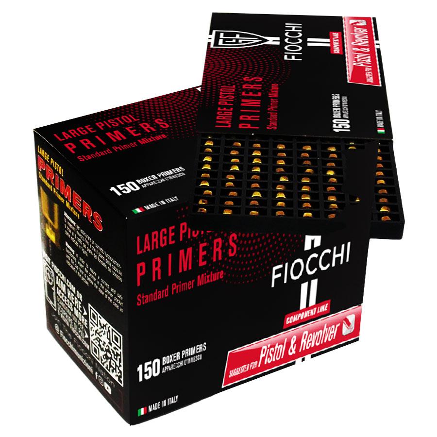 Fiocchi Large Pistol Primers - 1500/ct Picture of Fiocchi Ammunition Fiocchi Large Pistol Primers 1500 per Box