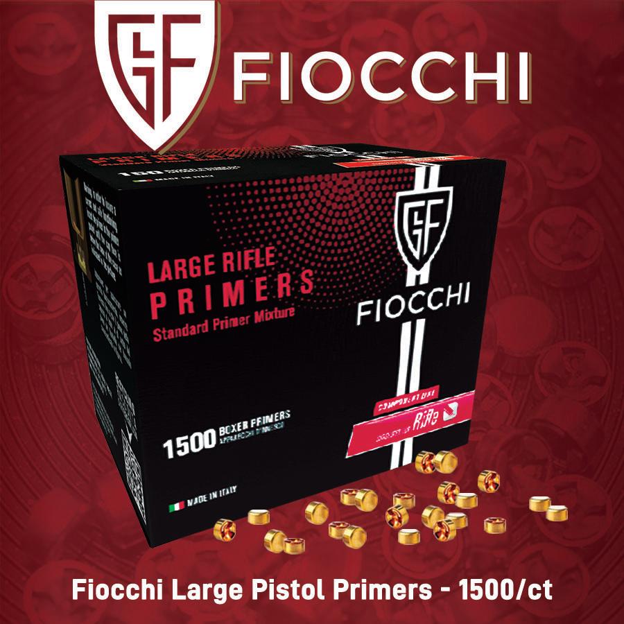 Fiocchi Large Rifle Primers - 1500/ct Picture of Fiocchi Ammunition Fiocchi Large Rifle Primers 1500 per Box