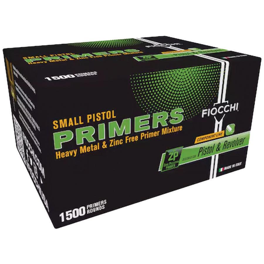 Fiocchi Zero Pollution Small Pistol Primers 1500/ct Picture of Fiocchi Ammunition Fiocchi Zero Pollution Small Pistol Primers 1500 per Box