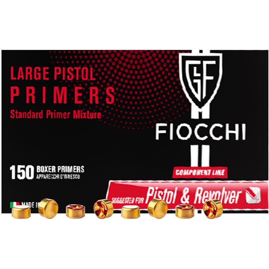Fiocchi Large Pistol Primers - 1500/ct Picture of Fiocchi Ammunition Fiocchi Large Pistol Primers 1500 per Box