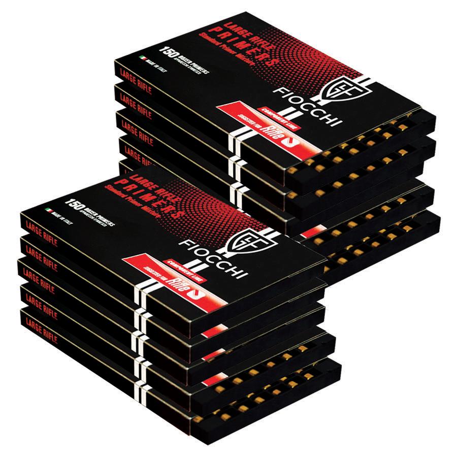 Fiocchi Large Rifle Primers - 1500/ct Picture of Fiocchi Ammunition Fiocchi Large Rifle Primers 1500 per Box