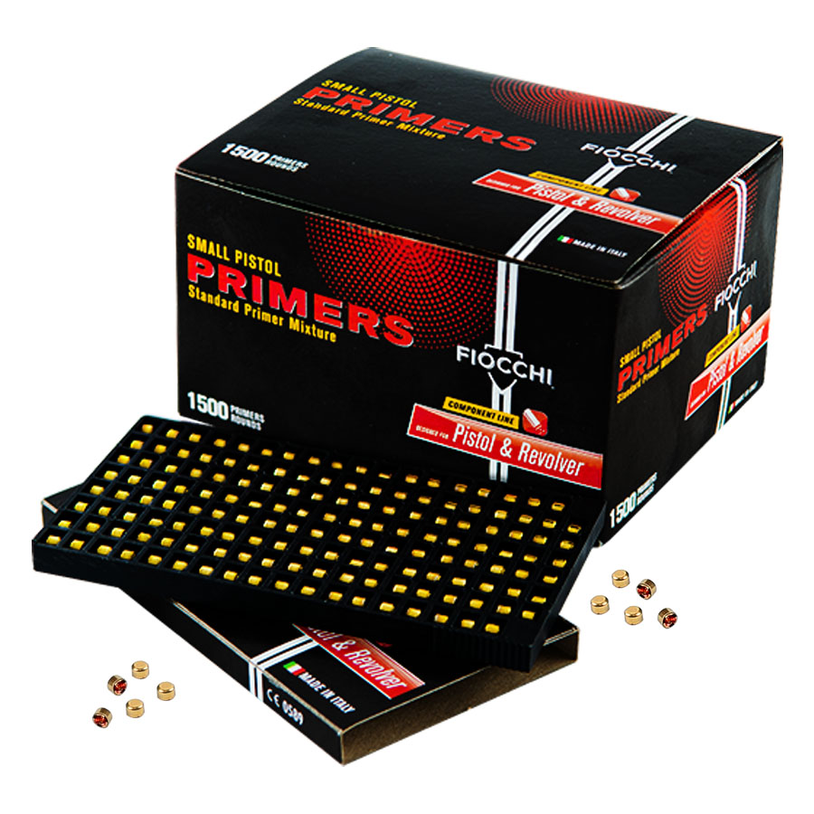 Fiocchi Small Pistol Primers - 1500/ct Picture of Fiocchi Ammunition Fiocchi Small Pistol Primers 1500 per Box