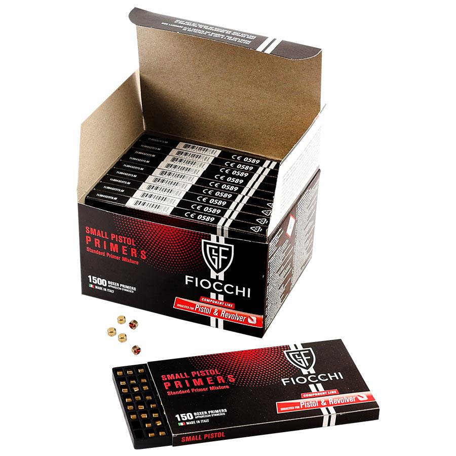 Fiocchi Small Pistol Primers - 1500/ct Picture of Fiocchi Ammunition Fiocchi Small Pistol Primers 1500 per Box