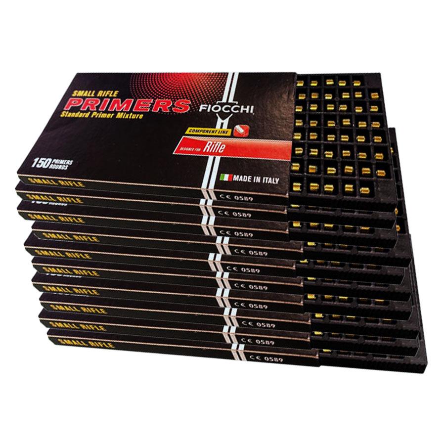 Fiocchi Small Rifle Primers - 1500/ct Picture of Fiocchi Ammunition Fiocchi Small Rifle Primers 1500 per Box