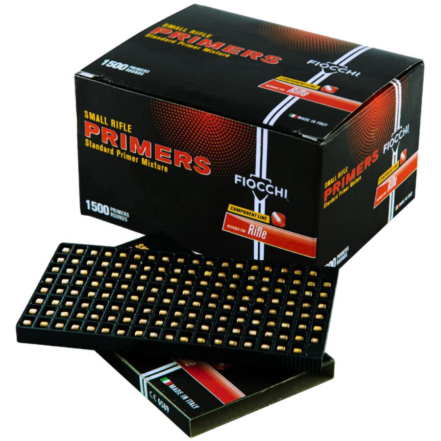 Fiocchi Small Rifle Primers - 1500/ct Picture of Fiocchi Ammunition Fiocchi Small Rifle Primers 1500 per Box