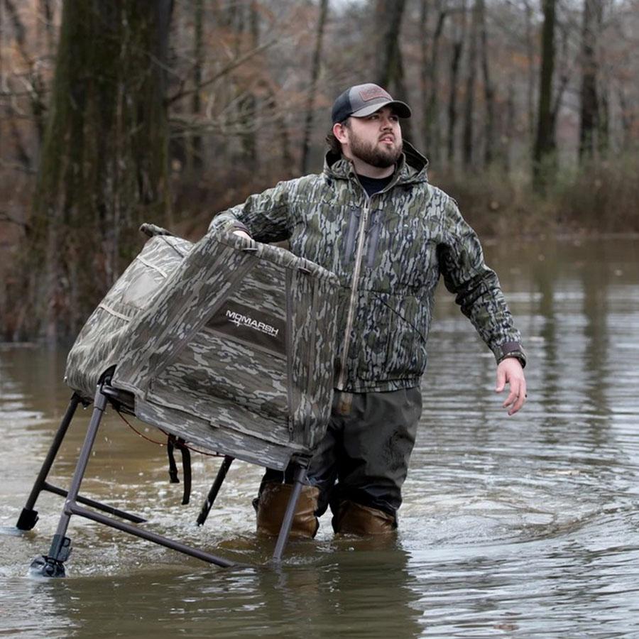 Higdon Outdoors Invisilab Dog Blind Mossy Oak Original Bottomland Picture of Higdon Outdoors Invisi-Lab (MO Original Bottomland)