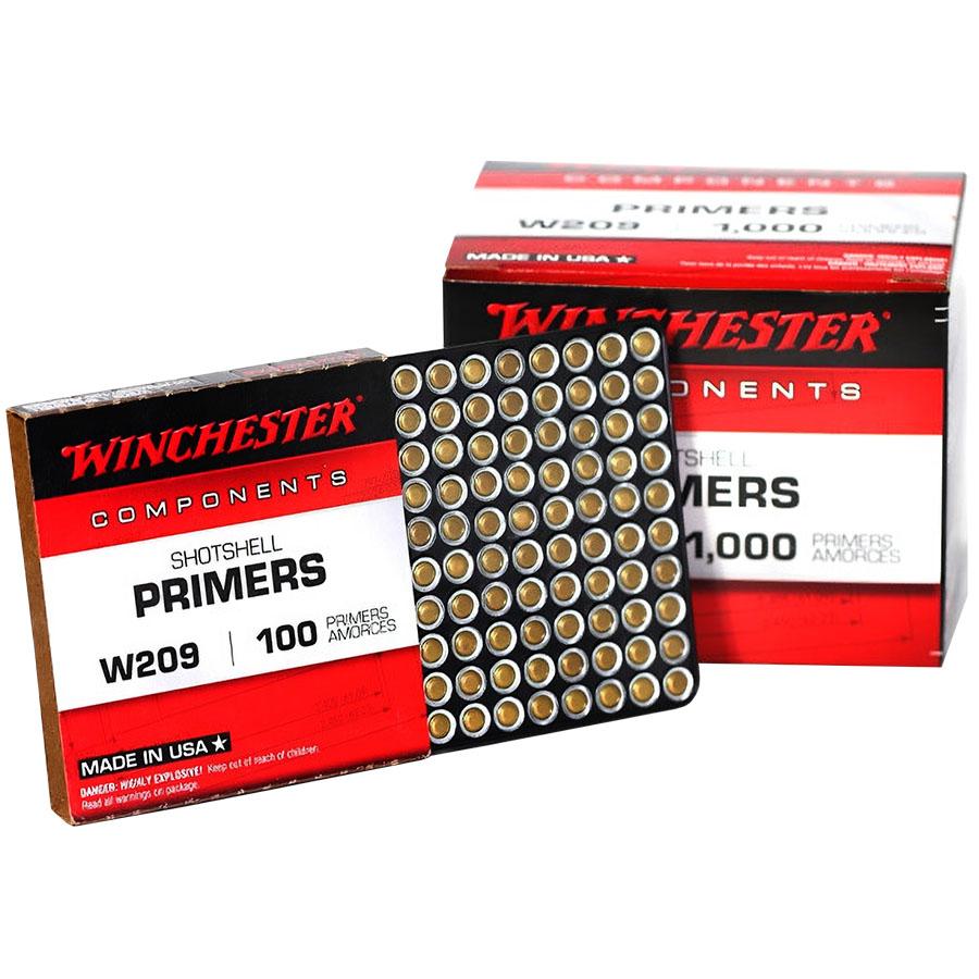 Winchester #209 Shotgun Primers Picture of Winchester Ammunition WINCHESTER PRIMERS #209 1000/CT