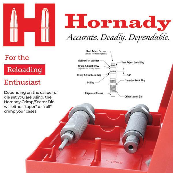 Hornady Custom Grade New Dimension Series I Rifle 2-Die Set .308 Win Picture of Hornady Reloading PC CUSTOM DIE SET 308 WIN